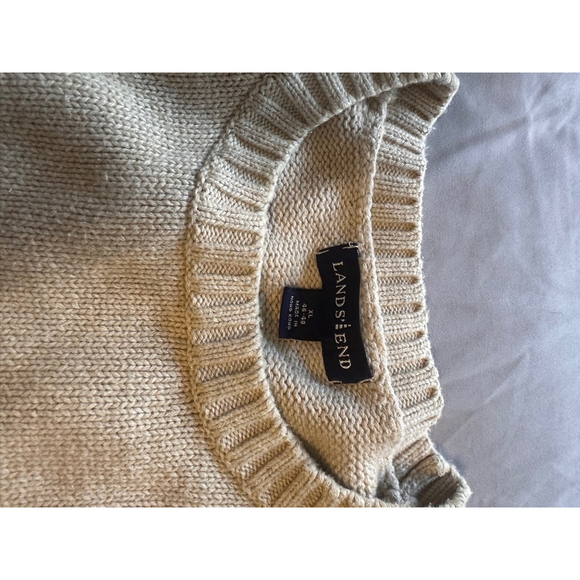 Lands' End Other - Men's Lands' End Sweater XL Beige